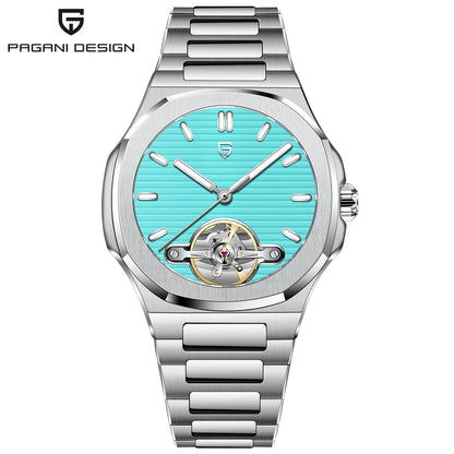 PAGANI DESIGN Skeleton Tourbillon Automatic Mens Watch