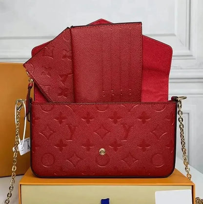 Top Designer Handbag Shoulder Chain Bag Clutch Fap Totes Bags Waet Check Veour Thread C Purse Doube Letters Soid Hasp Waist Square