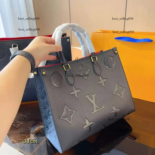 10A Designer Bag onthego Womens crossbody shoulder Luxury high capacity shopp louisly vouittonly vittuonly lvsly lvly vuittonly