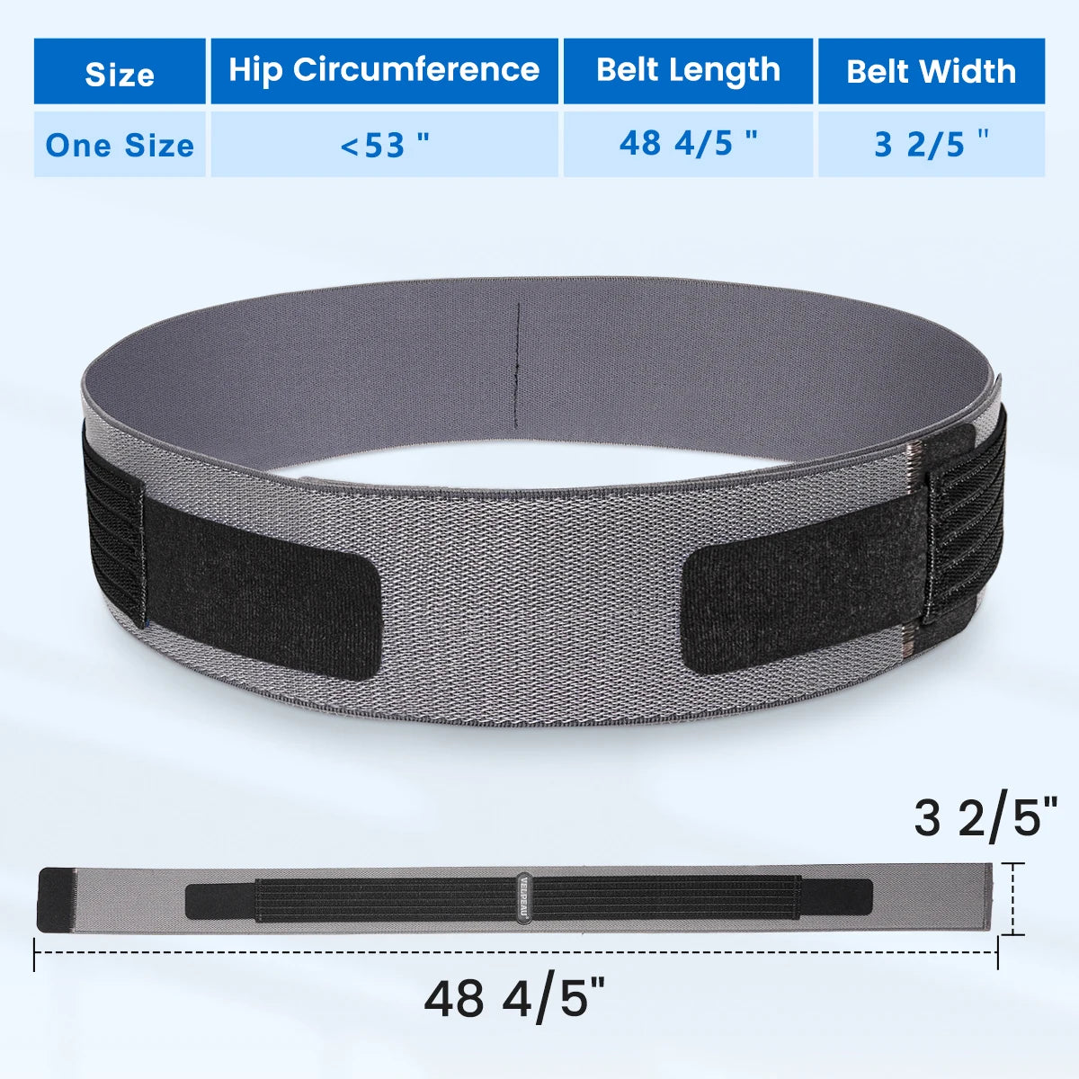 VELPEAU Sacroiliac SI Joint Belt for Sciatica Back Pain