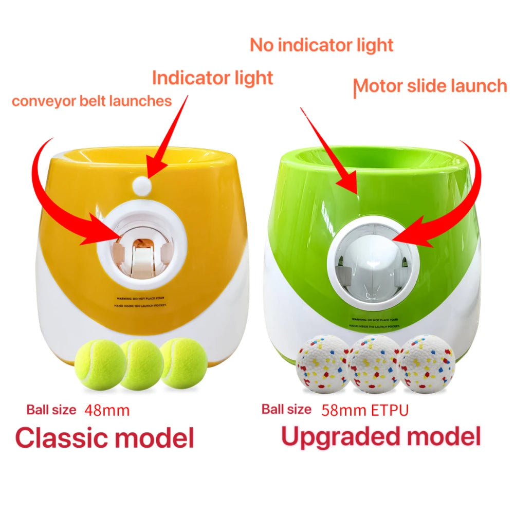 Automatic Ball Launcher For Dogs USB Rechargeable ABS Toy