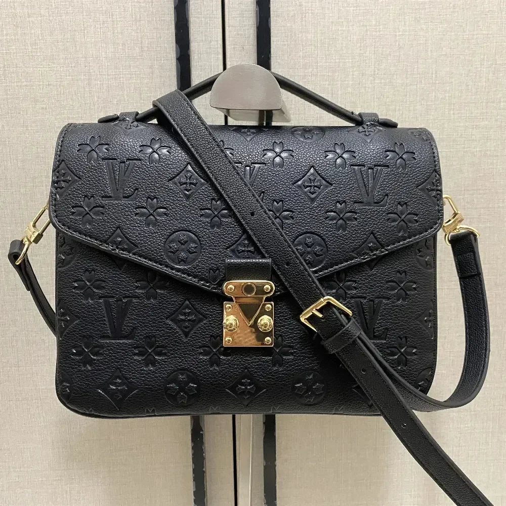 Designer Bag Embossed Flower Large Capacity Totes Fashion Sac Femme Leather Women Shoulder Bags Messenger Luxurys Handbag Ladys