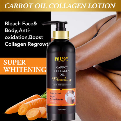 AILKE Collagen Whitening Set For All Skin Types, Lightening, Reduce Dark Spots, Freckles, Hyperpigmentation, Even Skin Tone