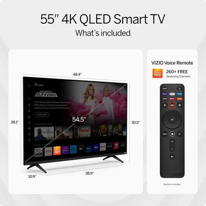 55-Inch M-Series 4K QLED HDR Smart TV with Voice Remote, Dolby Vision, HDR10+, Alexa Compatibility, VRR with AMD FreeSync, M55Q6