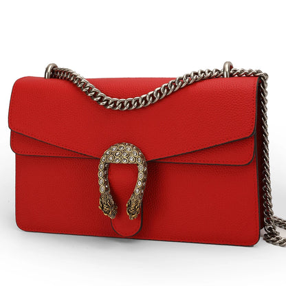luxury brand design crossbody bags for women genuine leather chains shoulder bag high quality fashion Funky purses and handbags