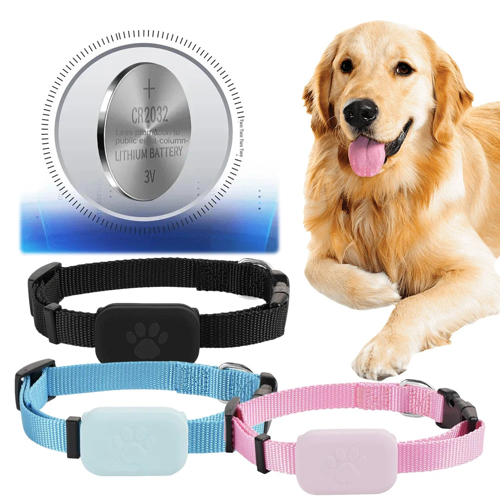 Shunmaii Pet GPS Tracker With Adjustable Collar Dogs Cats
