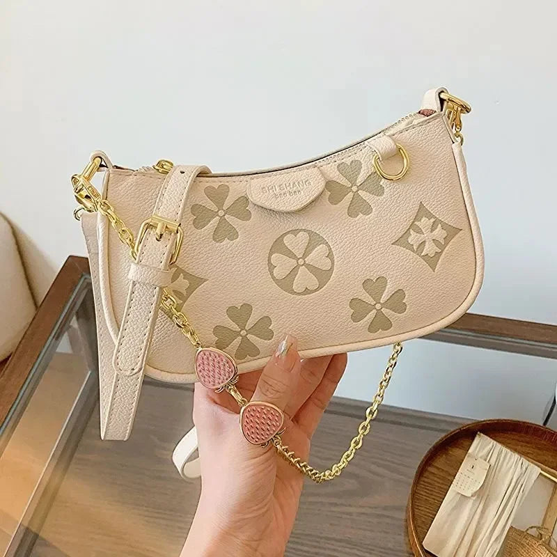 WKwk Luxurious Handbags, High-quality Shoulder Homeless Women's Bag Wallets, Metal Bags, Designer Bags