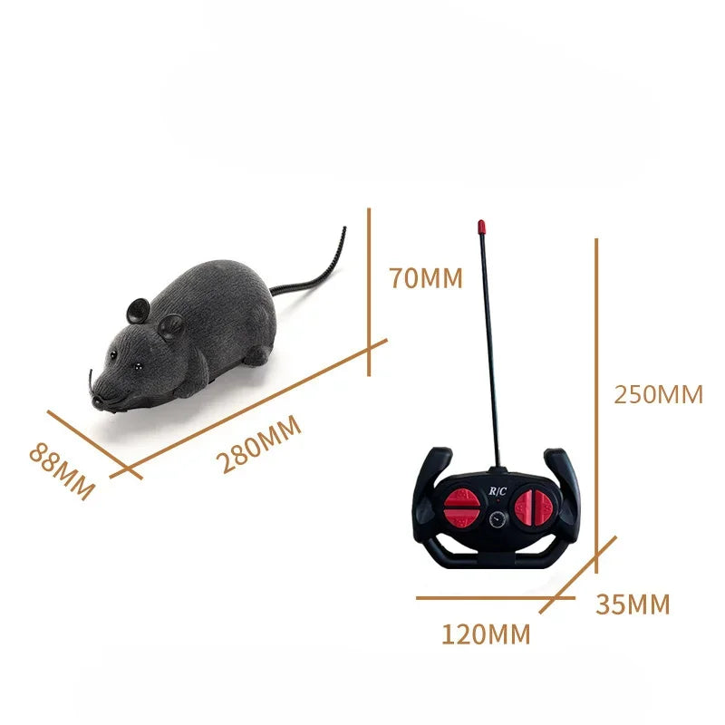 Remote Control Robot Mouse Cat Toy For Interactive Play
