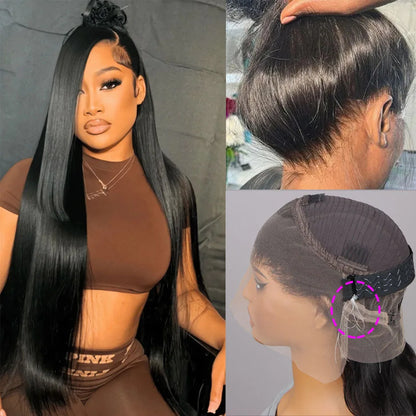 Hair Code InvisiStrap GluelessFullLace Wig ExtralongSilkySmooth VirginRemyHD Straight