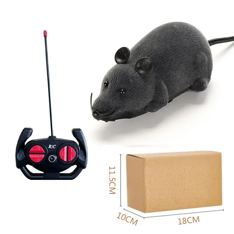 Remote Control Robot Mouse Cat Toy For Interactive Play