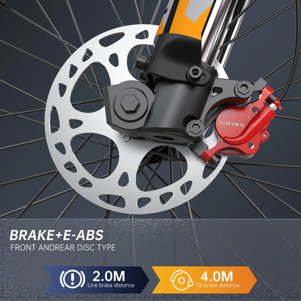 FVKING E6 adult electric bicycle 2000W peak motor, equipped with 2 52V35AH batteries, off-road electric motorcycle speed 60km/H