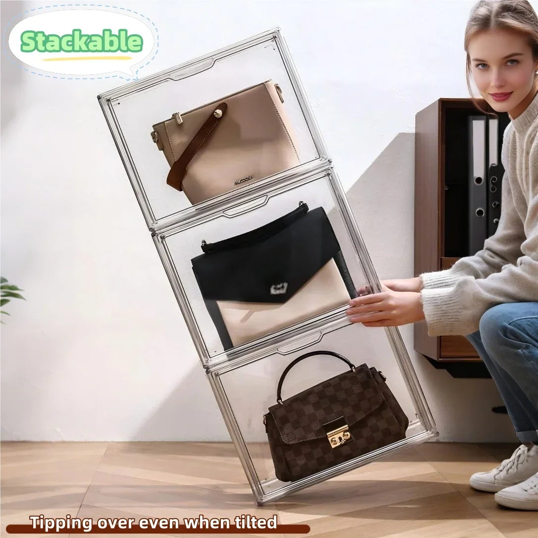 Clear Acrylic Dustproof Display Case Organizer for Figures and Collectibles