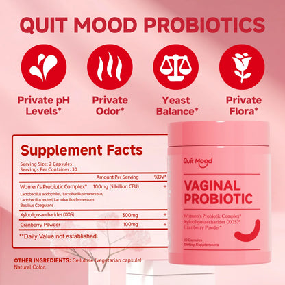 Quit Mood Probiotics for Women PH Balance Probiotic Blend