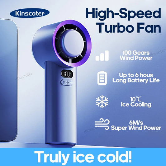 Kinscoter Portable Turbofan Adjustable Mini Personal Fan