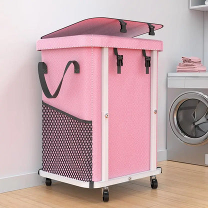 Gal150L High Grade Laundry Basket With Wheels And Removable Bag
