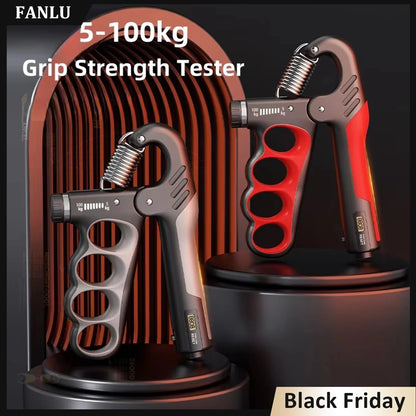FANLU Grip Strengthener Hand Exerciser Adjustable 5-100KG