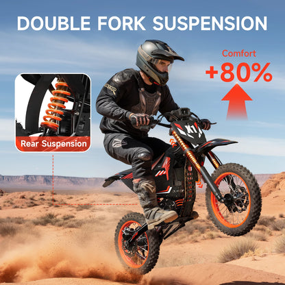 QRONGE X1 Spark Electric Dirt Bike 4500W 60V 28.8Ah