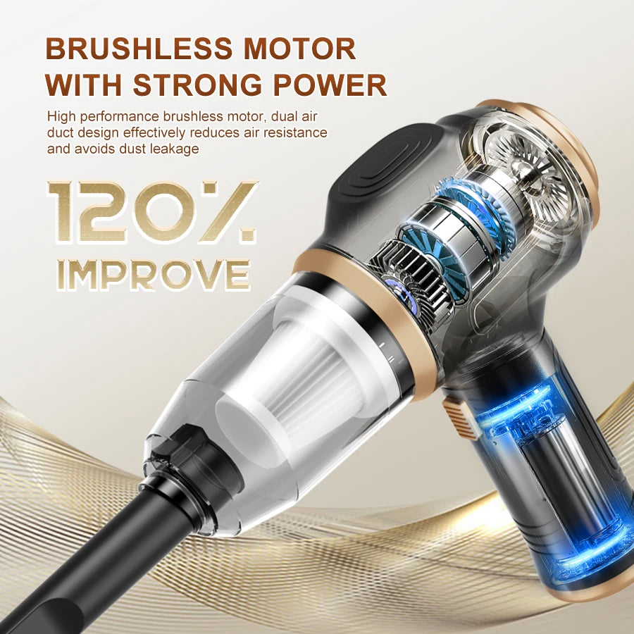 Belibuy Cordless Handheld Vacuum Cleaner for Car Home Pet Hair