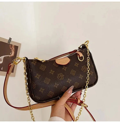 WKwk Luxurious Handbags, High-quality Shoulder Homeless Women's Bag Wallets, Metal Bags, Designer Bags