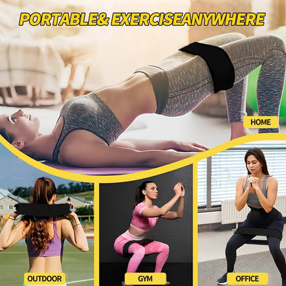 1/3pcs Elastic Resistance Band Legs and Hip Training Yoga Squat Elastic Band Latex Non-slip Gym Supplies Come with Storage Bag