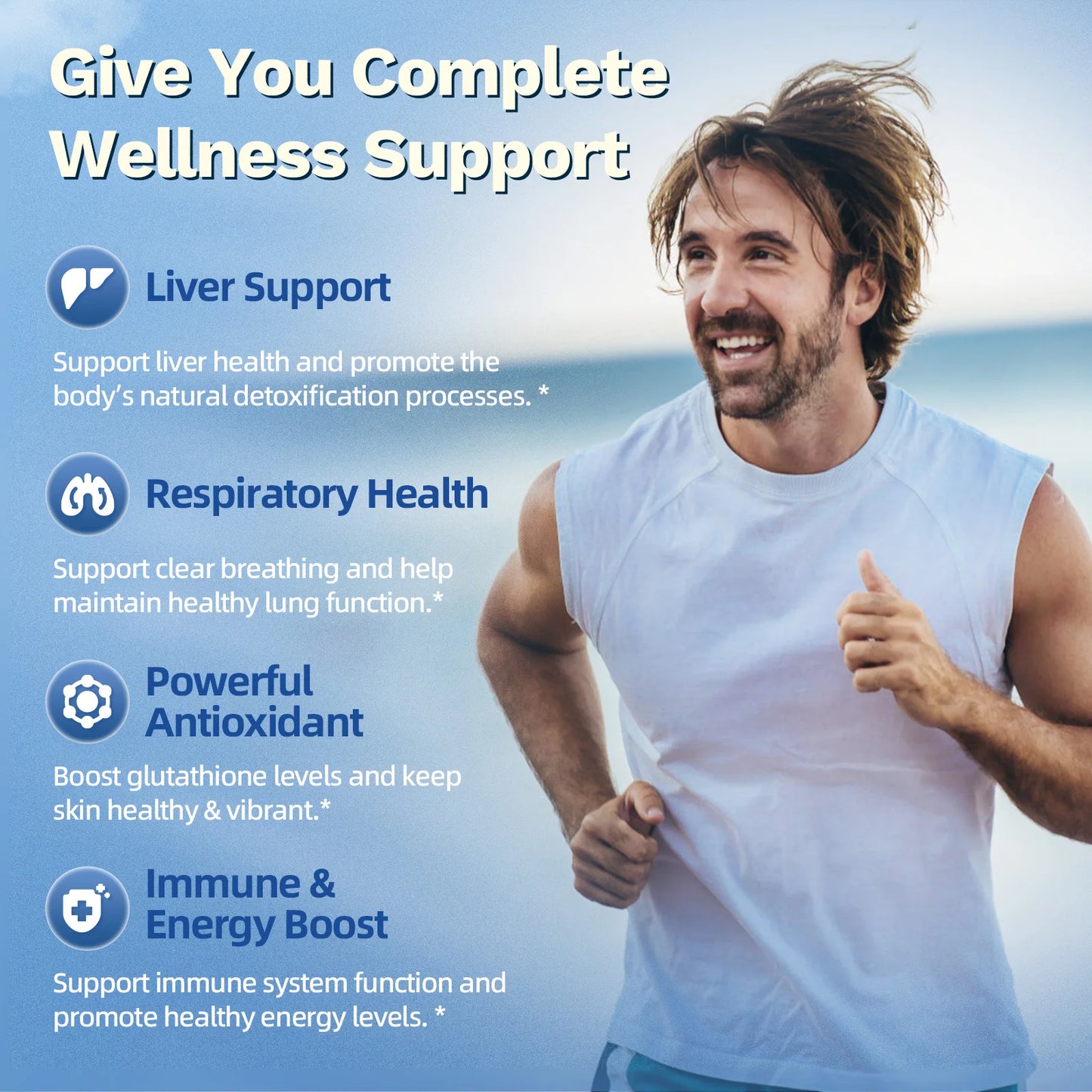 N-Acetyl-L-Cysteine NAC Supplement with Milk Thistle,Selenium for Liver & Kidney Support,Lung,Antioxidants & Immune Support