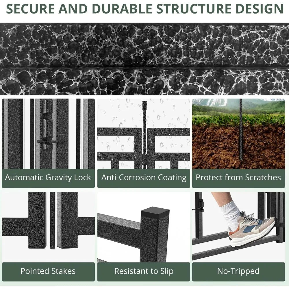 Portable Dog Playpen for Outdoor and Indoor Use with 16 Panels, 40" Height Ideal for RV and Camping
