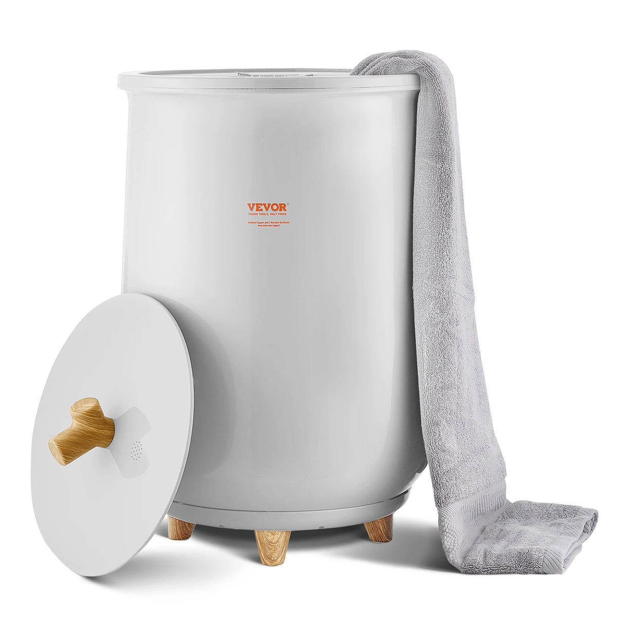 SucceBuy Heated Towel Warmer Bucket With LED And Auto Shutoff