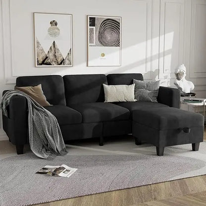 DAFIFY L Shaped Modern Sectional Sofa For Living Room