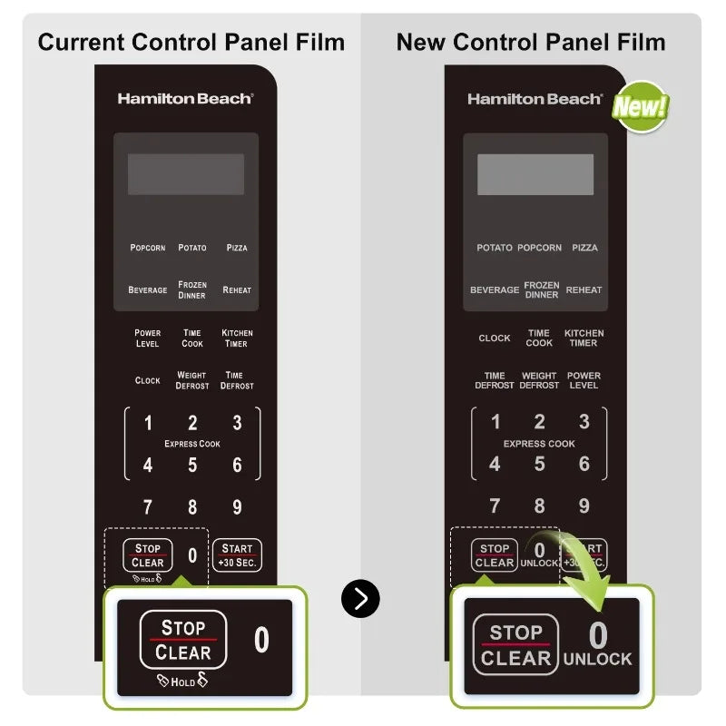 Hamilton Beach 900W Stainless Steel Microwave Oven
