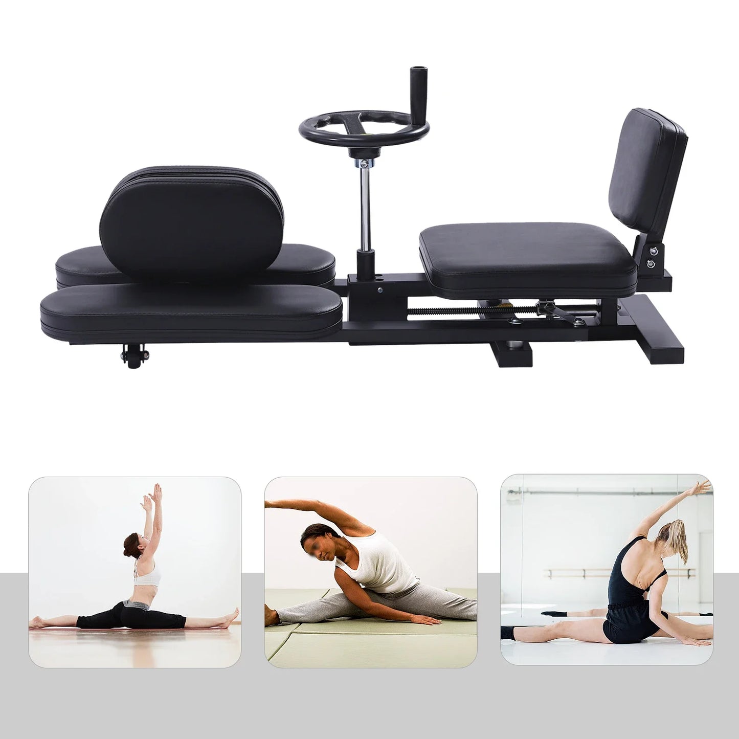 Leg Stretcher, 3 Bar Leg Spreader, Heavy Duty Leg Split Machine for Leg Stretching, Leg Press Machine Flexibility